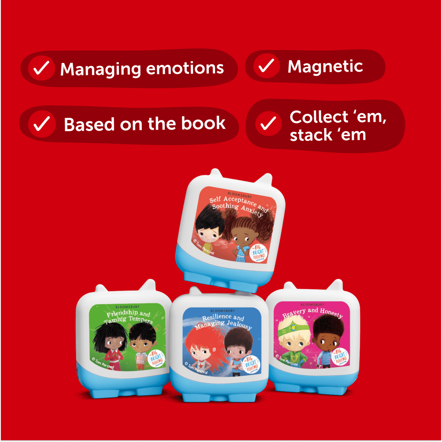 The Big Bright Feelings Collection (Set of 4 Clever Pocket Tonies) - Beanie Games