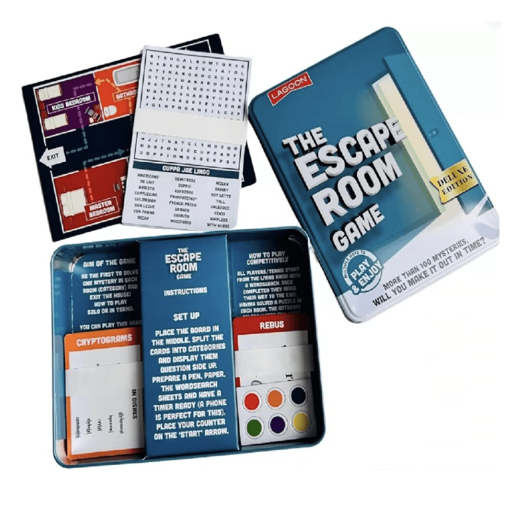 The Escape Room Game tin (Deluxe Edition) - Beanie Games