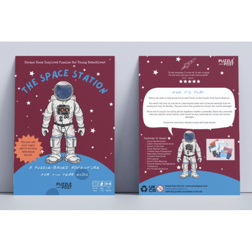 The Space Station - Children’s Escape Room (7 - 10) - Beanie Games