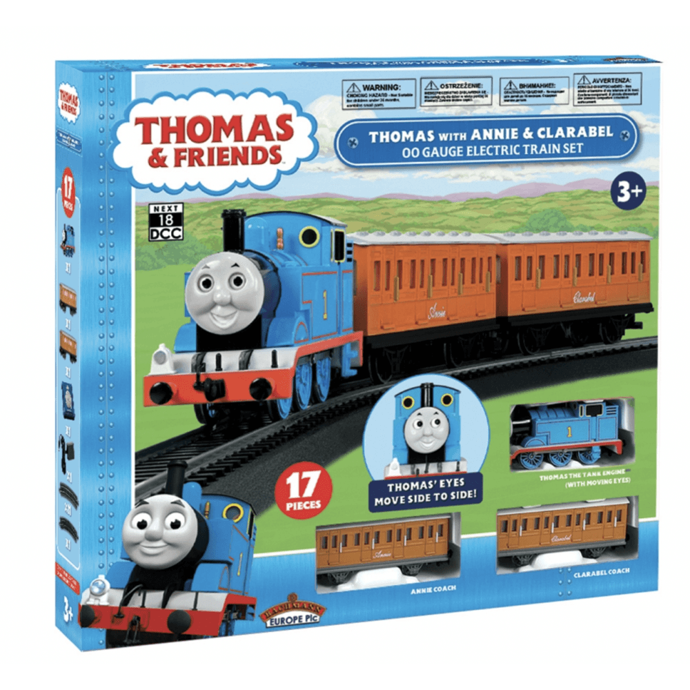 Thomas with Annie & Clarabel OO Scale Electric Train Set - Beanie Games