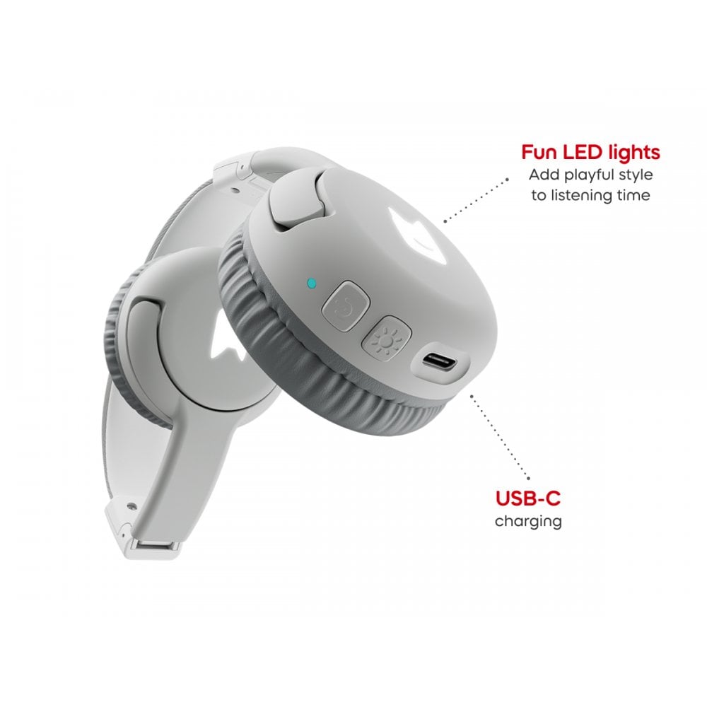 Tonies Bluetooth Headphones - Moon Grey - Beanie Games