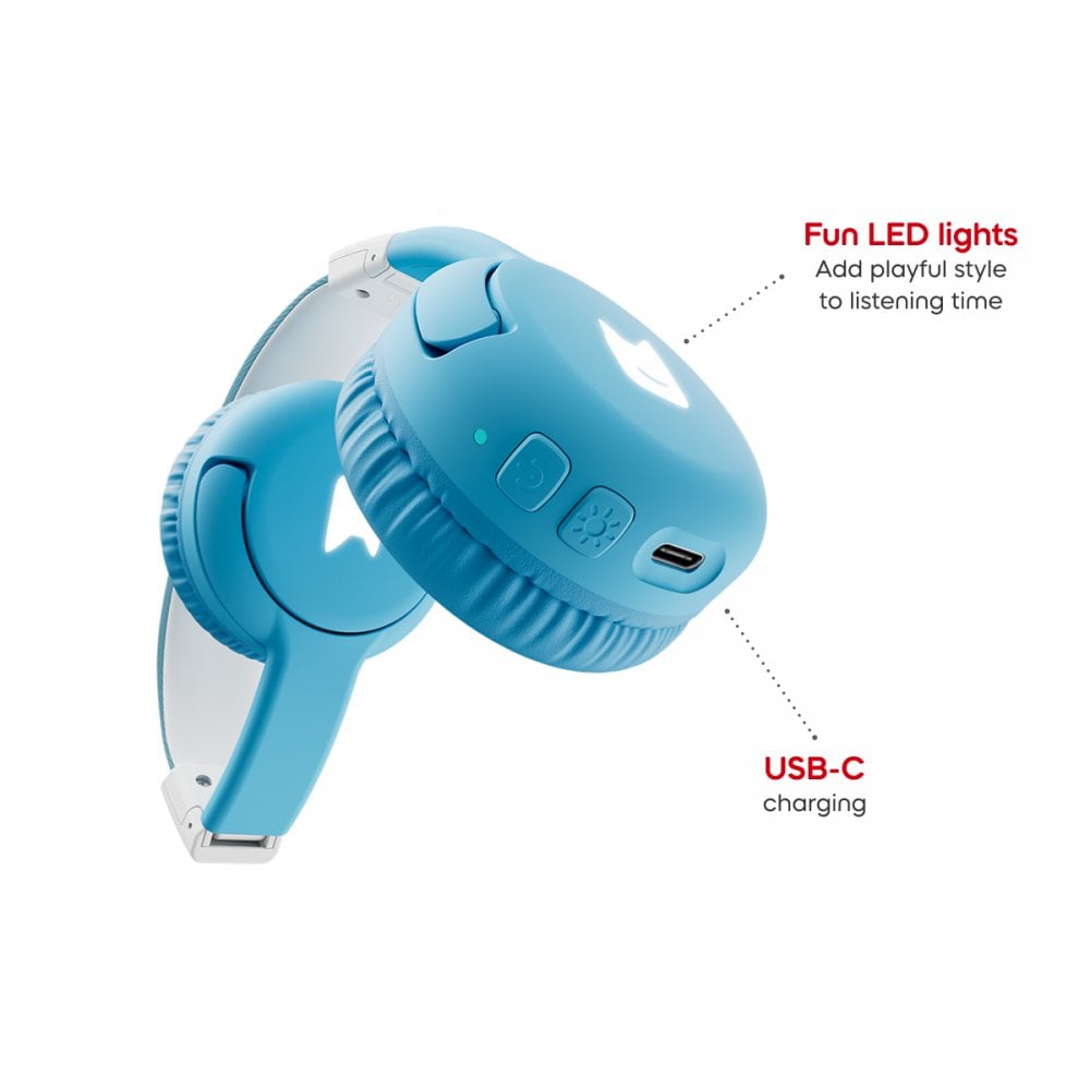 Tonies Bluetooth Headphones - Sky Blue - Beanie Games