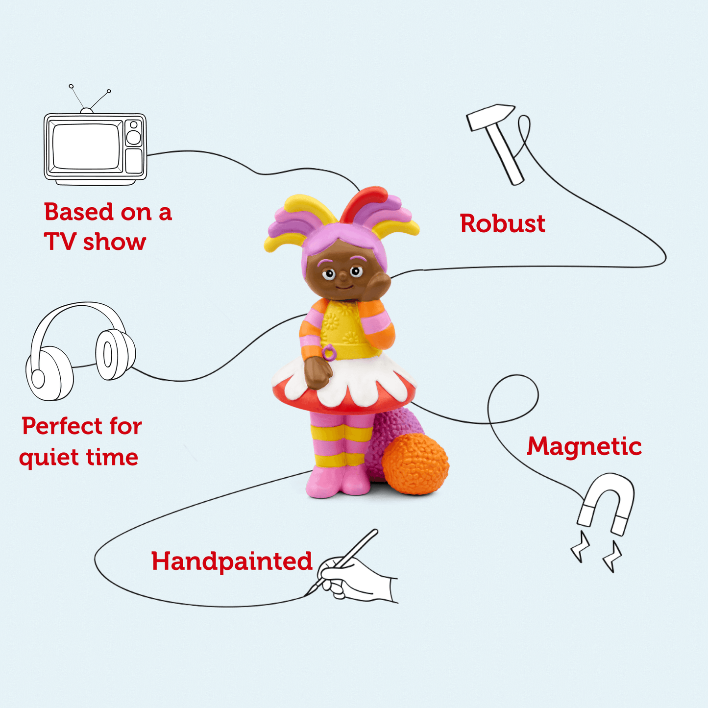 Tonies: In the night garden Bedtime with Upsy Daisy Classic Tonie Audio Character - Beanie Games