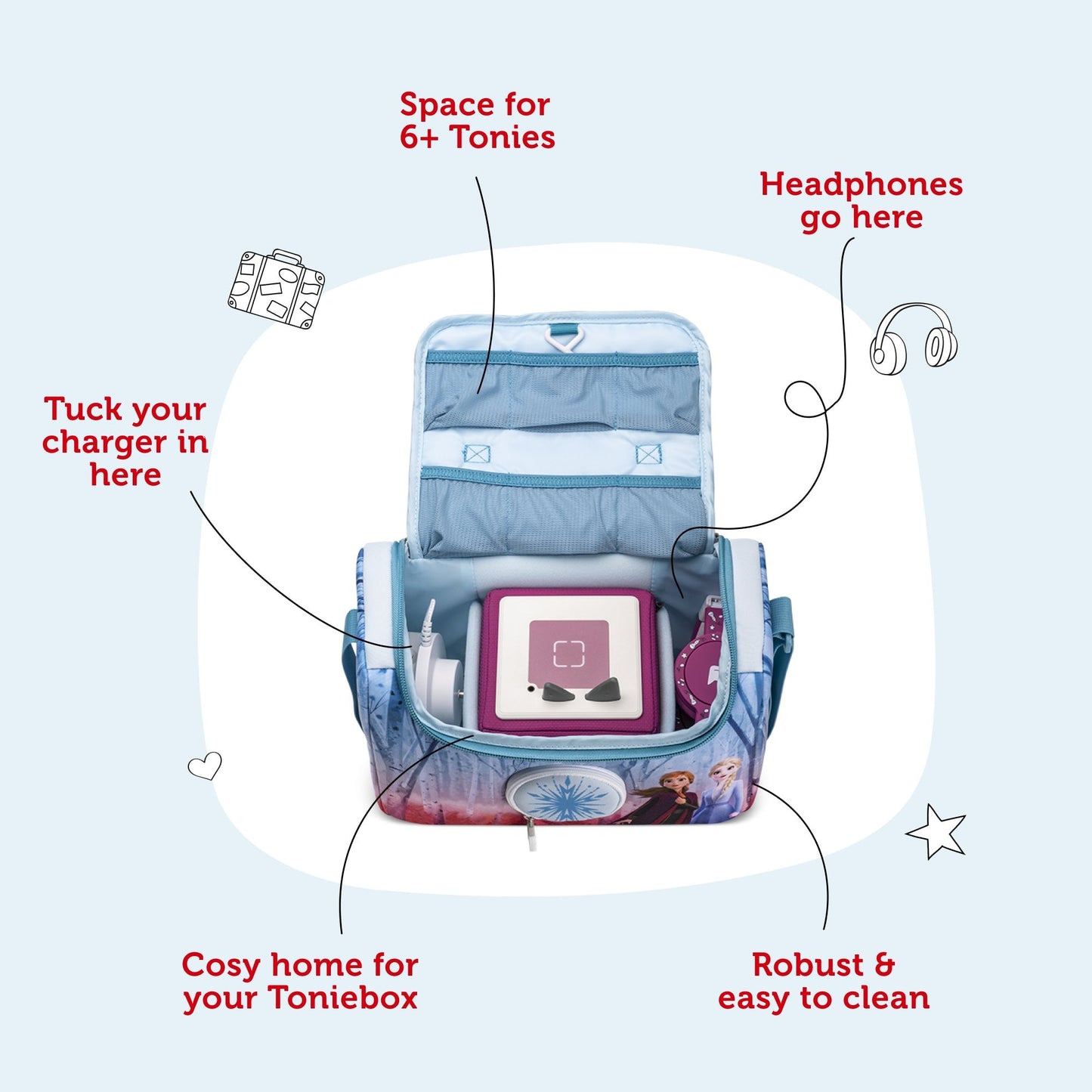 Tonies Listen & Play Bag - Frozen - Beanie Games