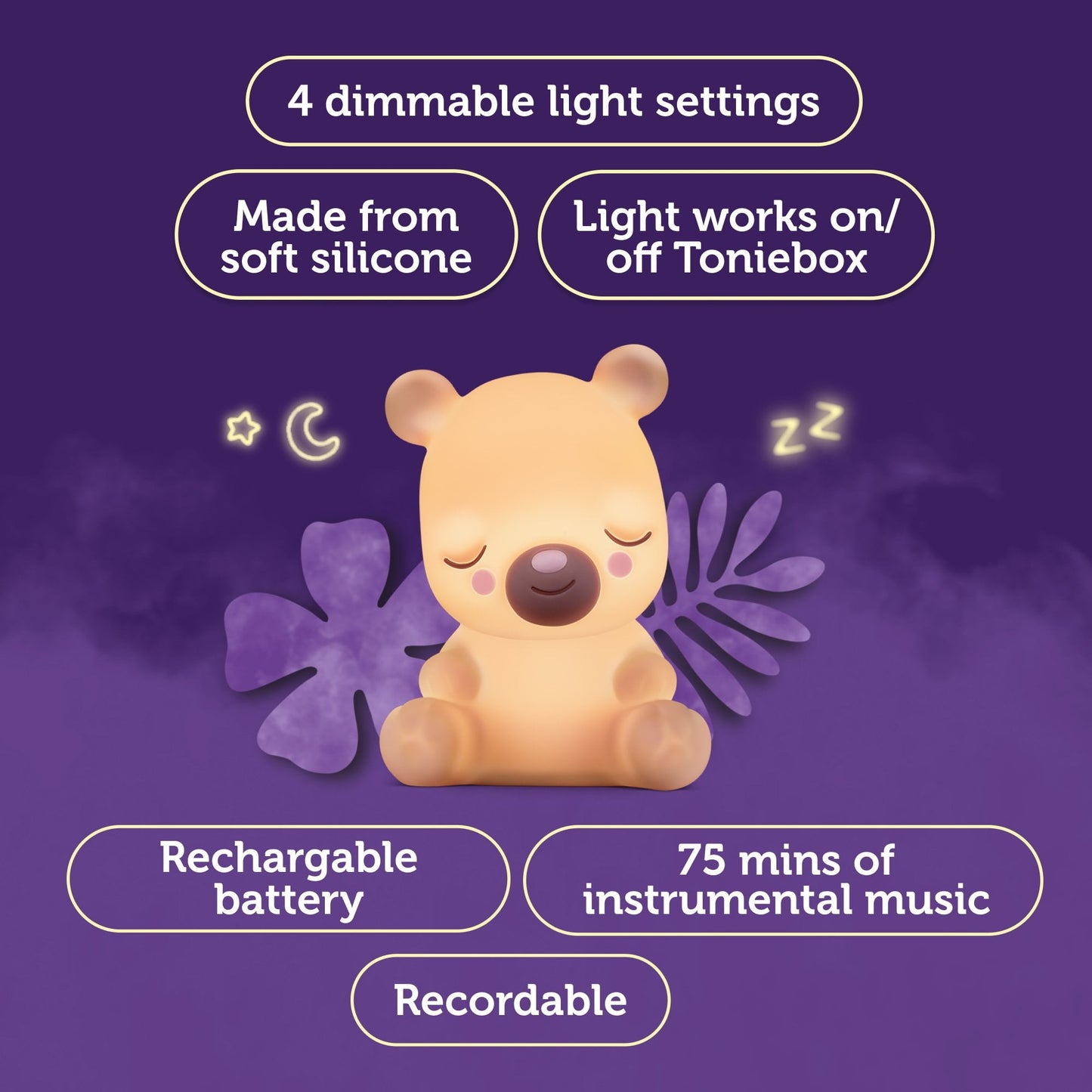 Tonies: Night Light - Sleepy Bear - Beanie Games