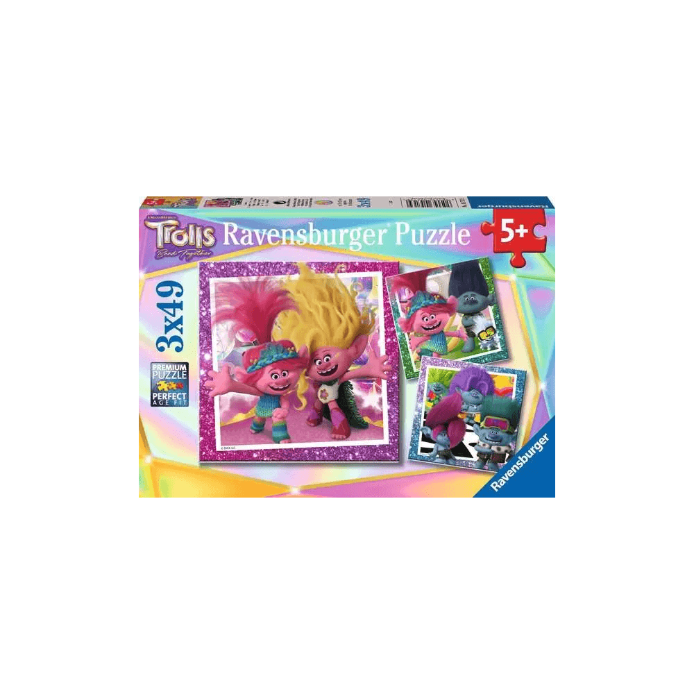 Trolls 3 Movie Puzzle - 49 Pieces - Beanie Games