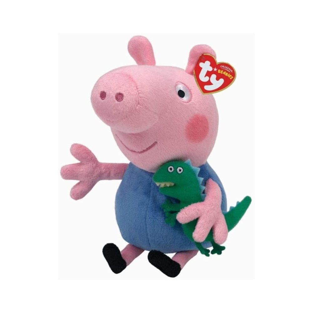 Ty Peppa Pig - George Pig (Medium) - Beanie Games
