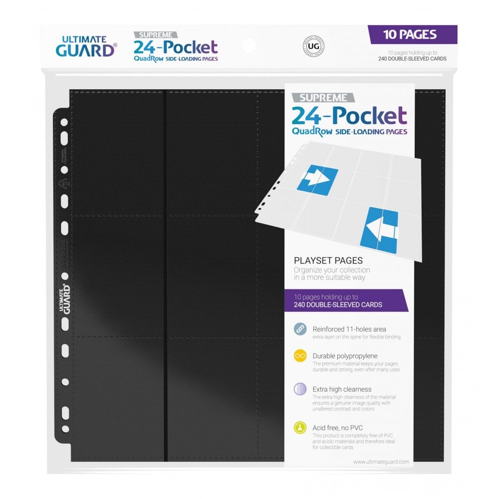 UG 24 - Pocket QuadRow Pages Side - Loading Black (10) - Beanie Games