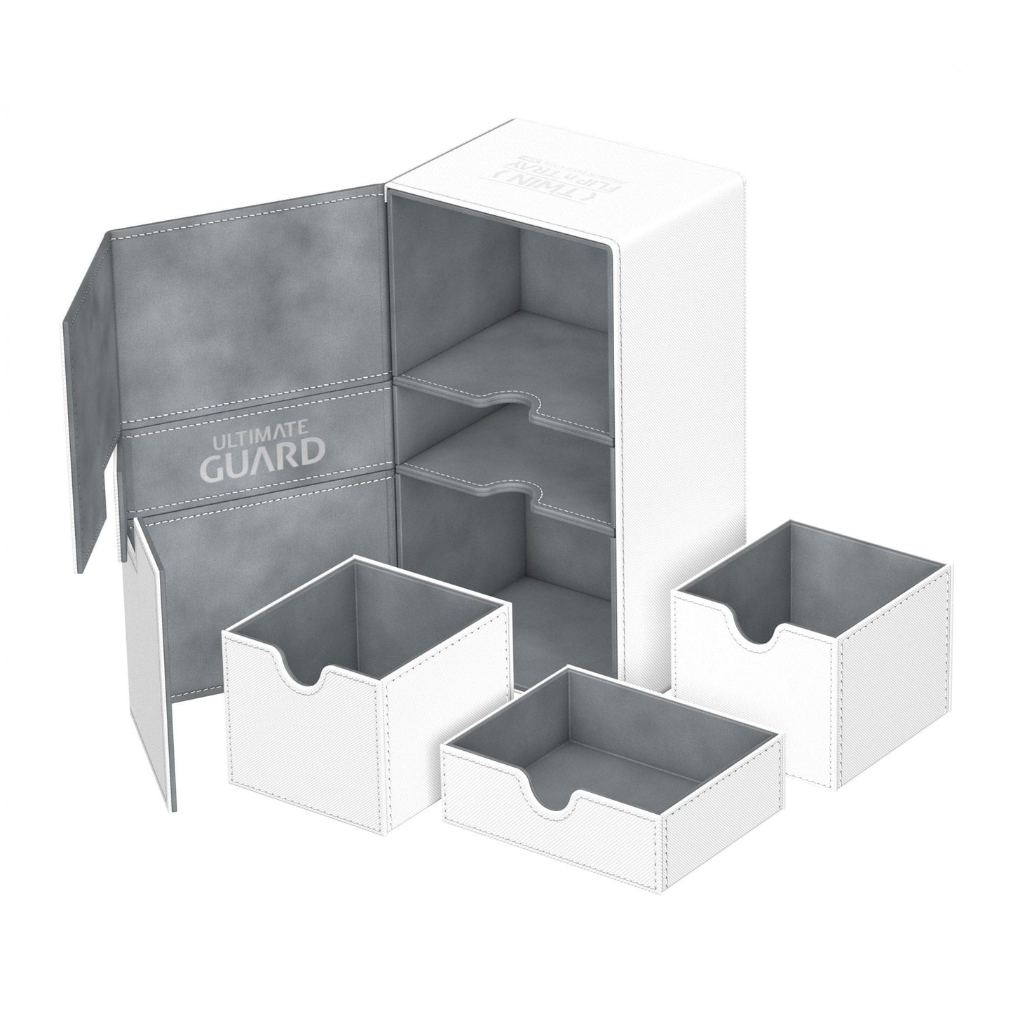 UG Flip N Tray Deck Case White 200+ - Beanie Games