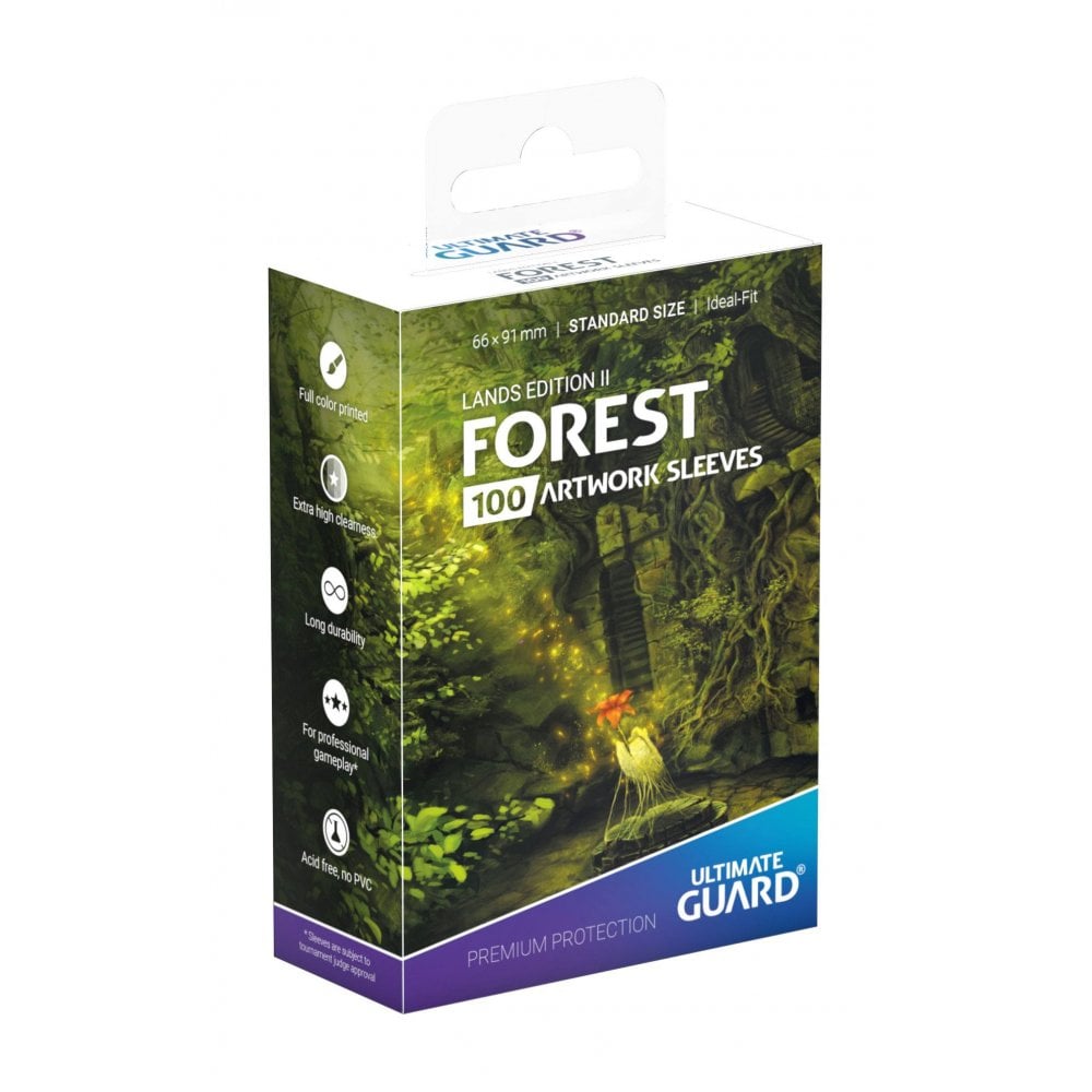UG MTG Standard Lands Edition II Forest Sleeves (100) - Beanie Games