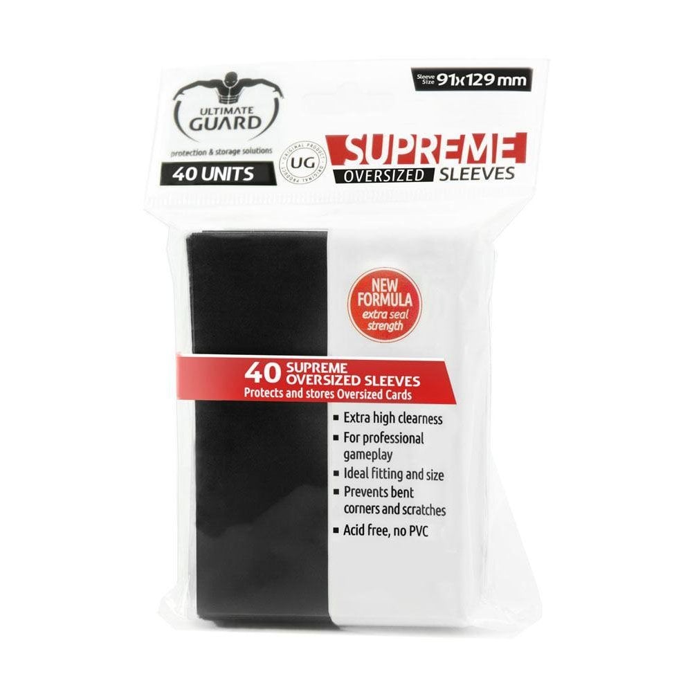 UG Supreme Sleeves Oversized Black (40) - Beanie Games