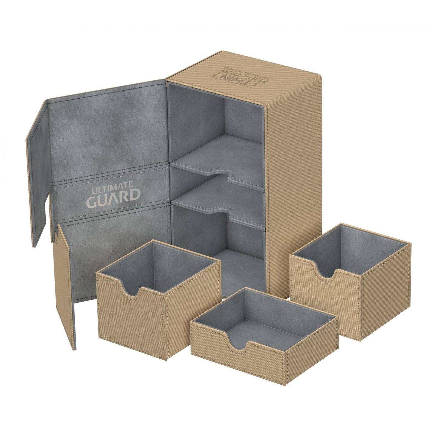 UG Twin Flip N Tray Deck Case 200+ XenoSkin Sand - Beanie Games