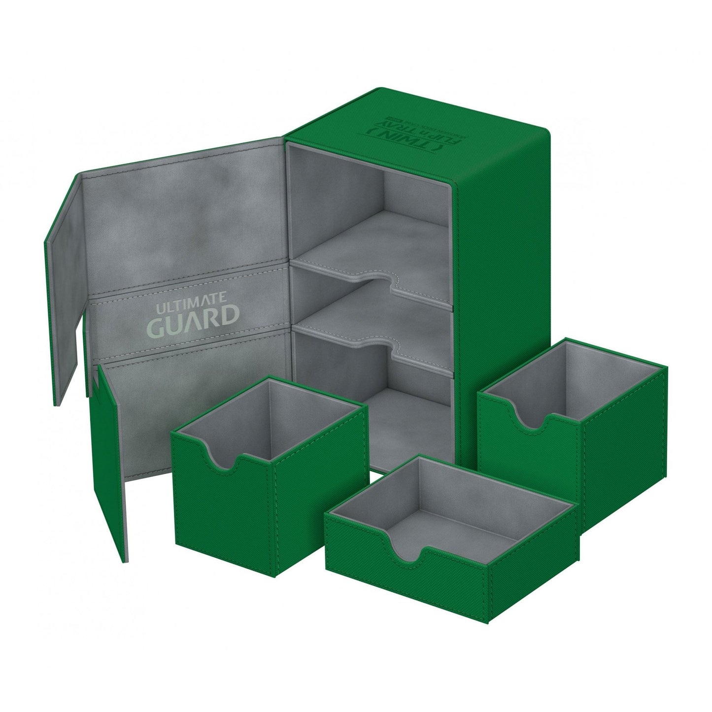 UG Twin Flip N Tray Standard 160+ XenoSkin Green - Beanie Games