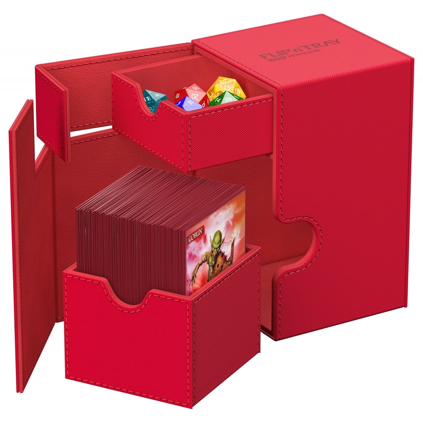 Ultimate Guard Flip`n`Tray 100+ XenoSkin Monocolor Red - Beanie Games