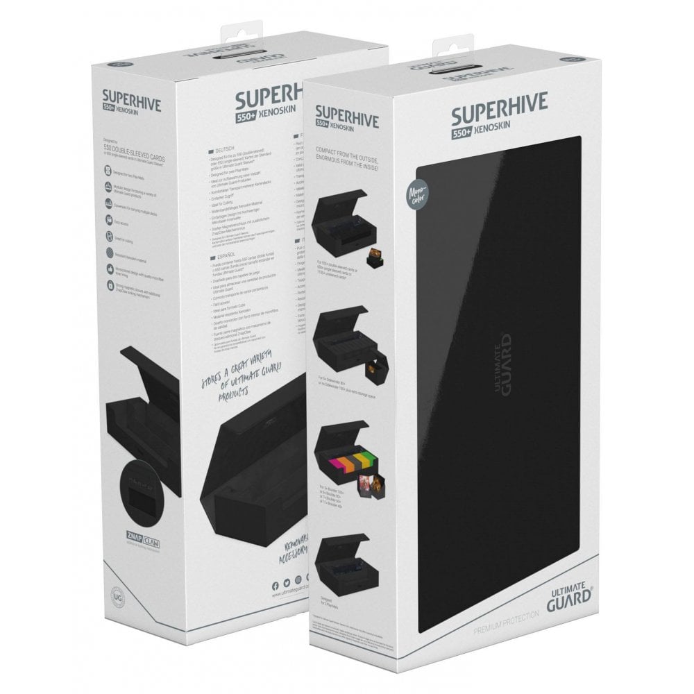 Ultimate Guard Superhive 550+ XenoSkin Monocolor Black - Beanie Games