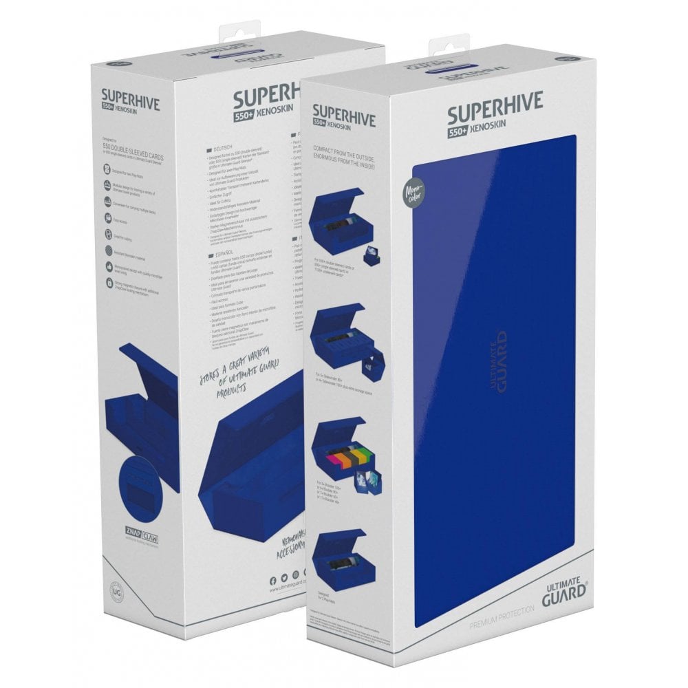 Ultimate Guard Superhive 550+ XenoSkin Monocolor Blue - Beanie Games
