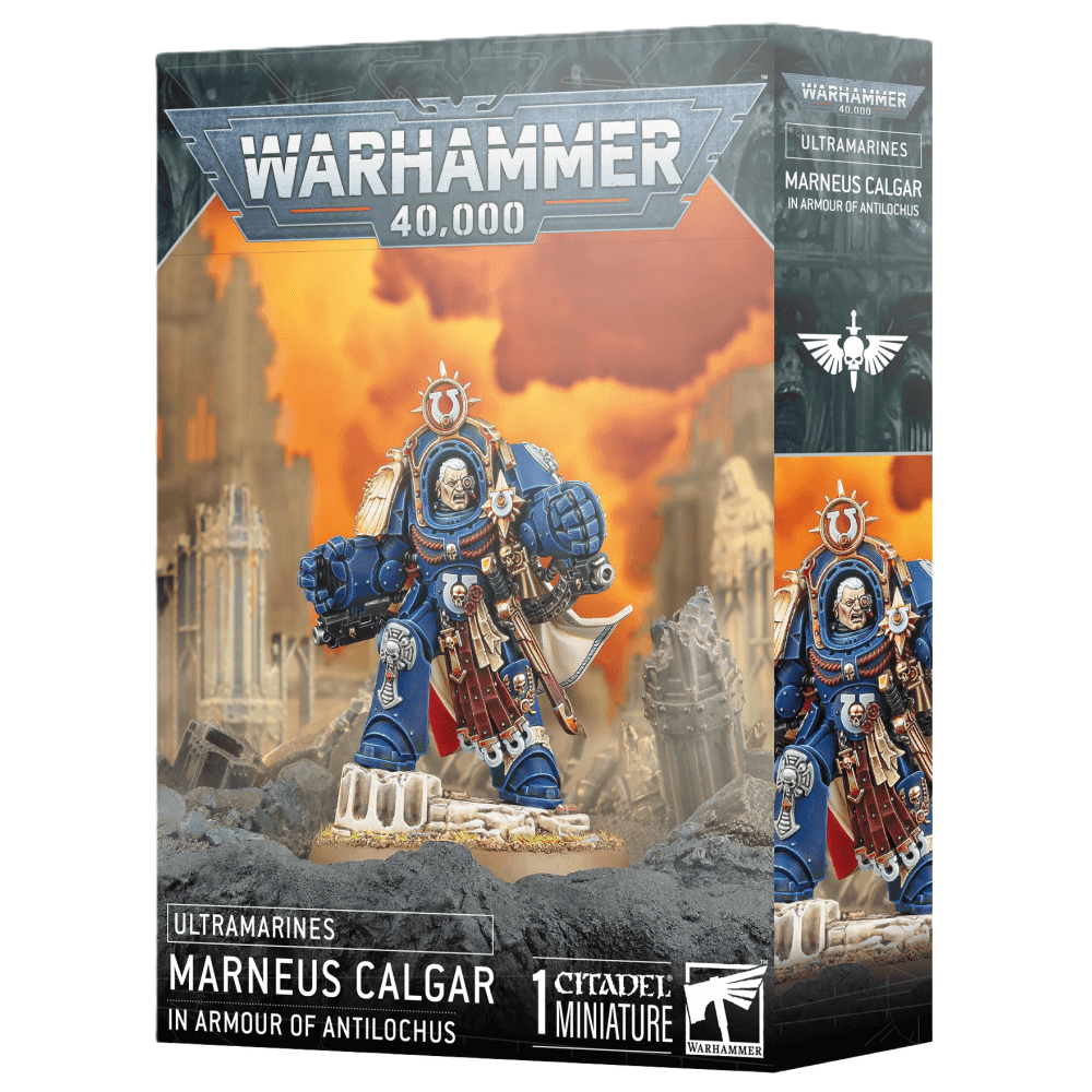 Ultramarines: Marneus Calgar In Armour Of Antilochus - Beanie Games