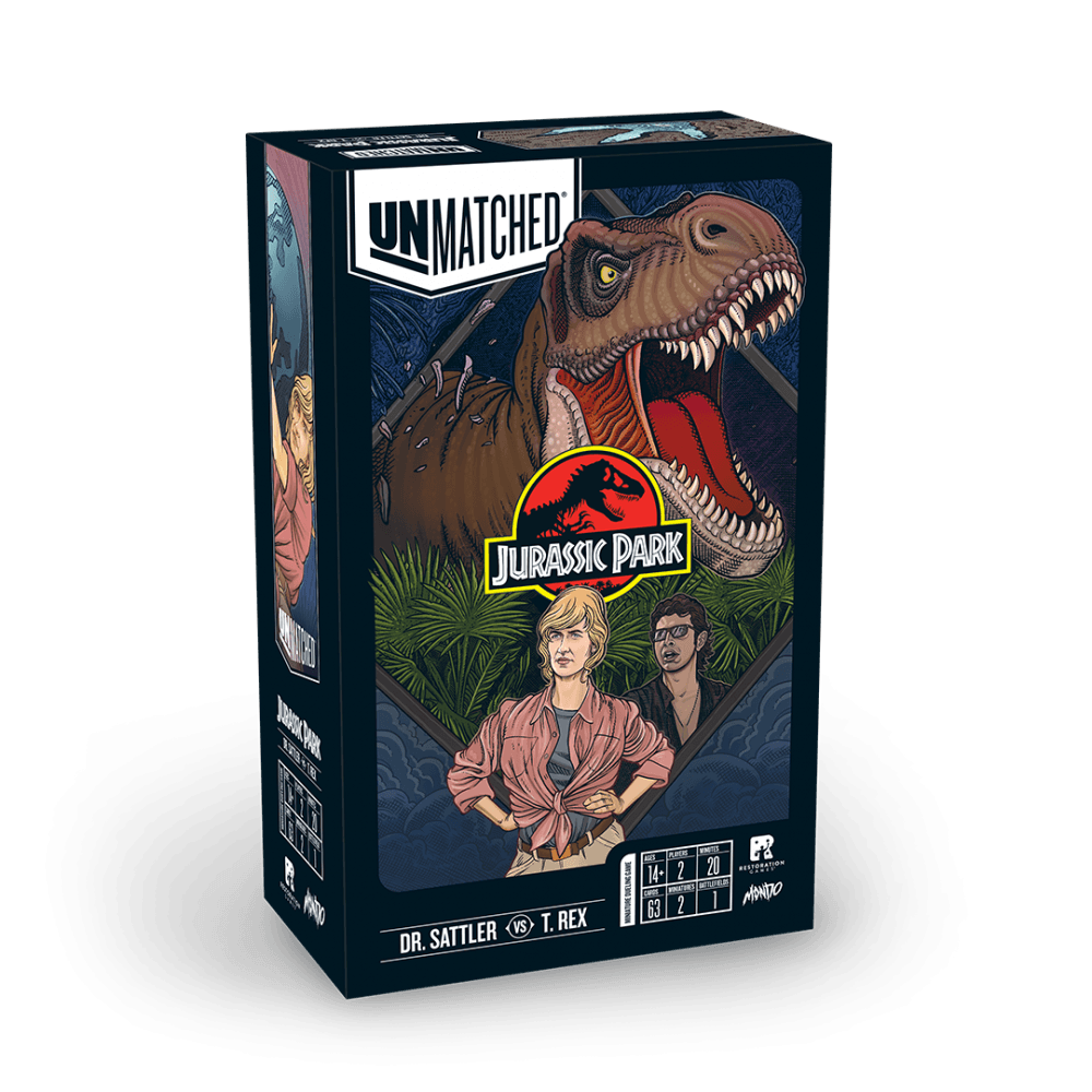 Unmatched: Dr Sattler vs T - Rex - Beanie Games