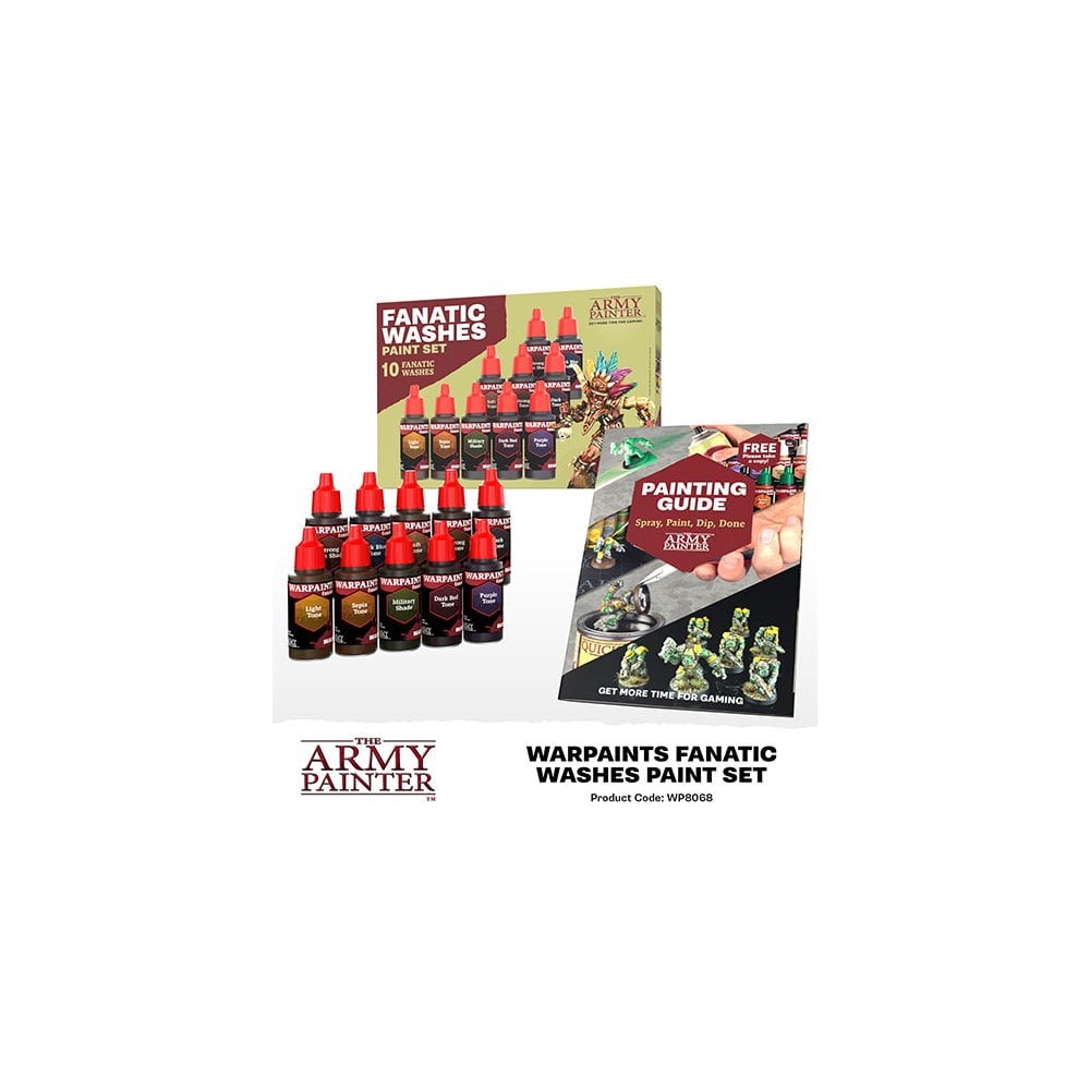 Warpaints Fanatic Washes Paint Set - Beanie Games
