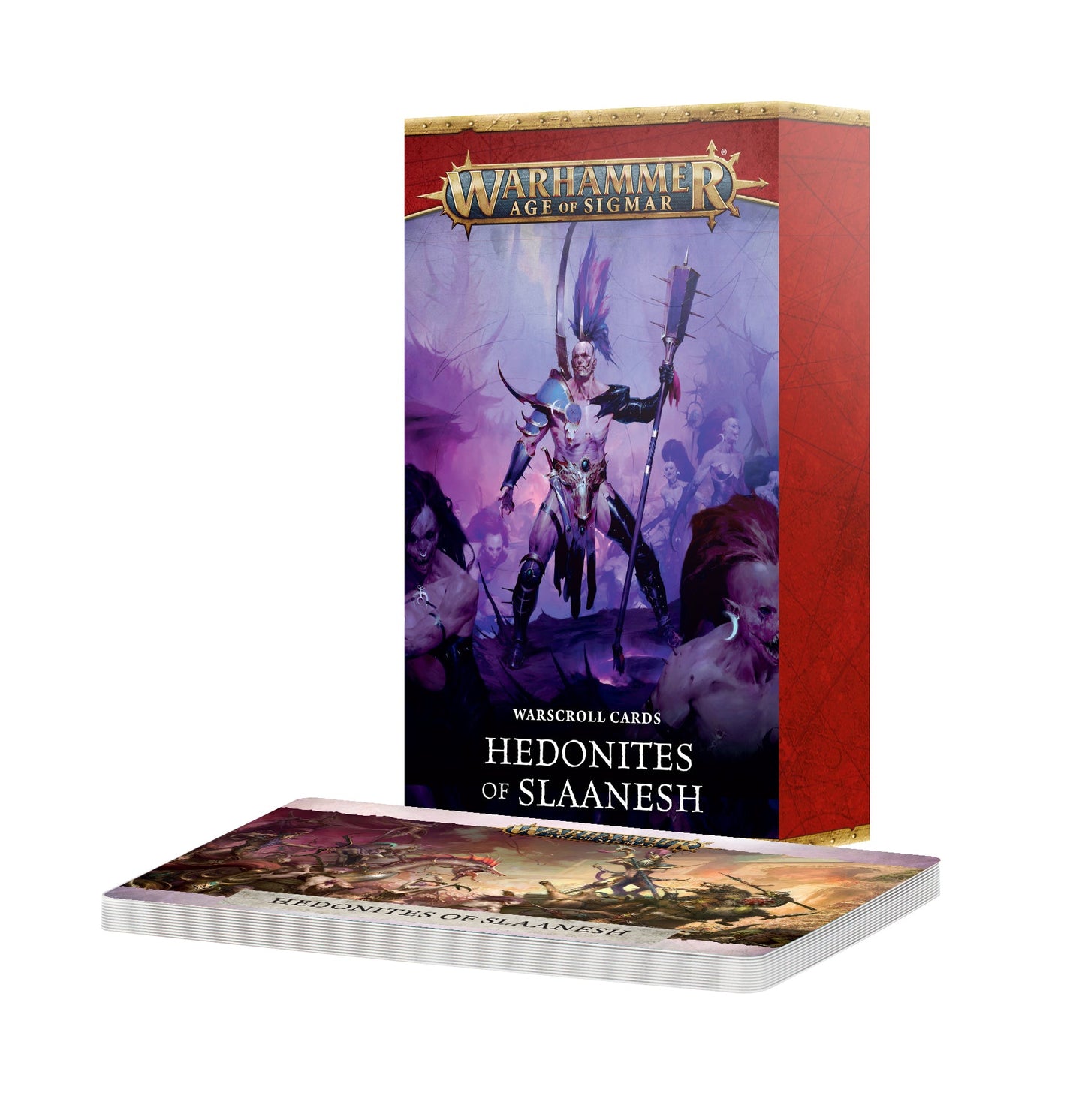 Warscroll Cards: Hedonites Of Slaanesh (Eng) - Beanie Games