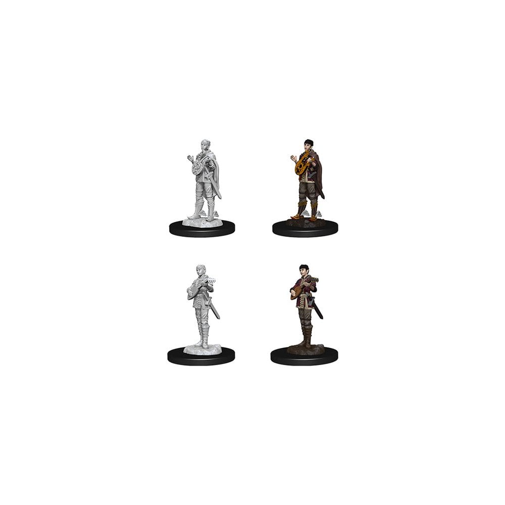 WizKids - D&D Nolzurs Marvelous Miniatures: Female Half - Elf Bard - Wave 7 - Beanie Games