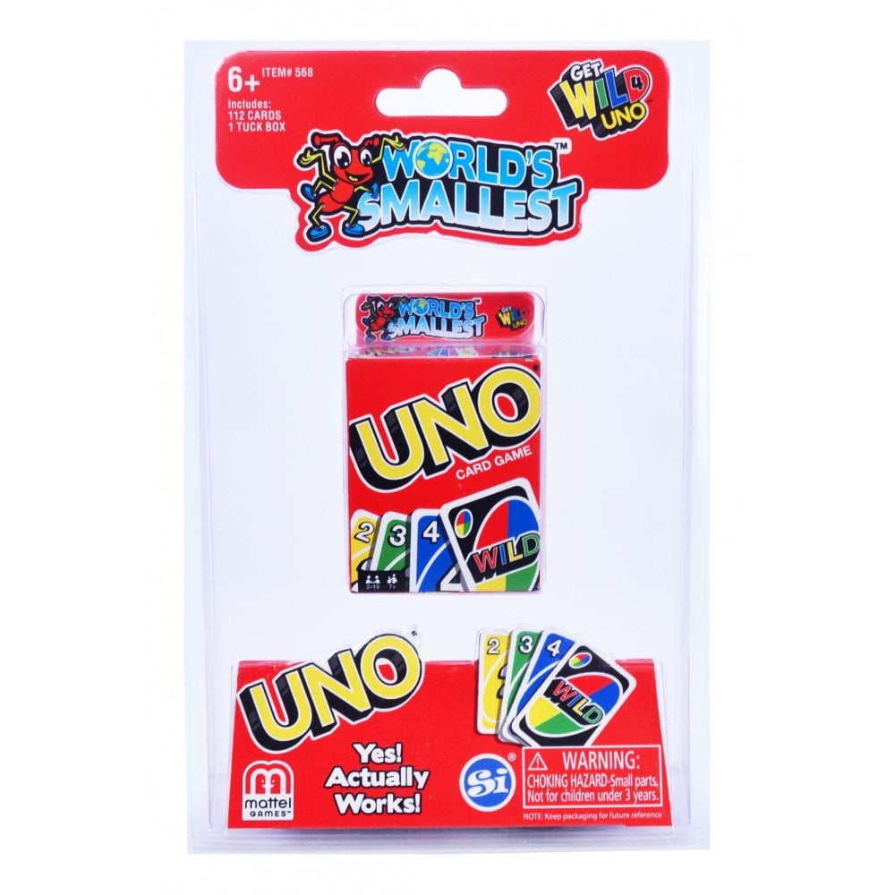 World's Smallest Uno - Beanie Games