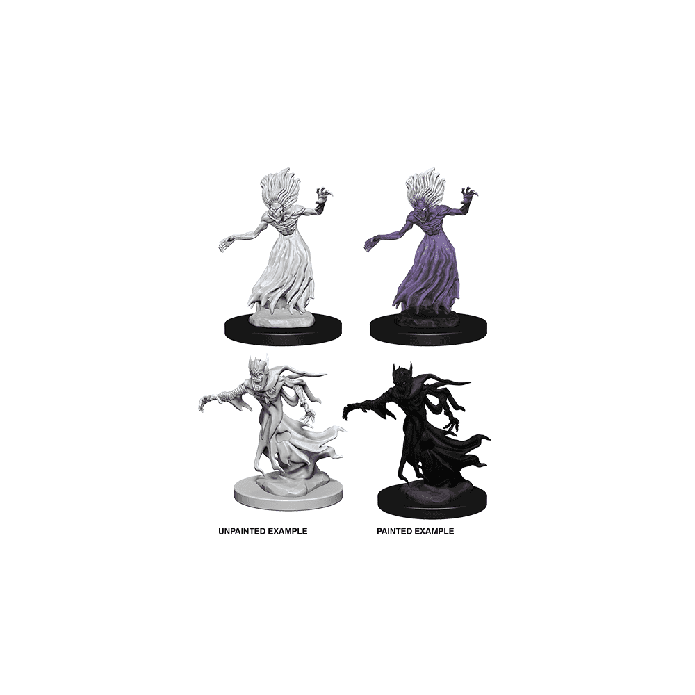 Wraith and Specter: D&D Nolzur’s Marvelous Unpainted Miniatures - Beanie Games