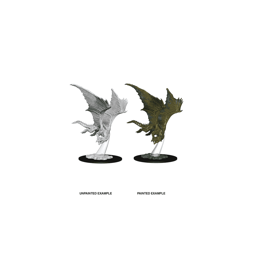 Young Bronze Dragon: D&D Nolzur's Marvelous Unpainted Miniatures (W9) - Beanie Games