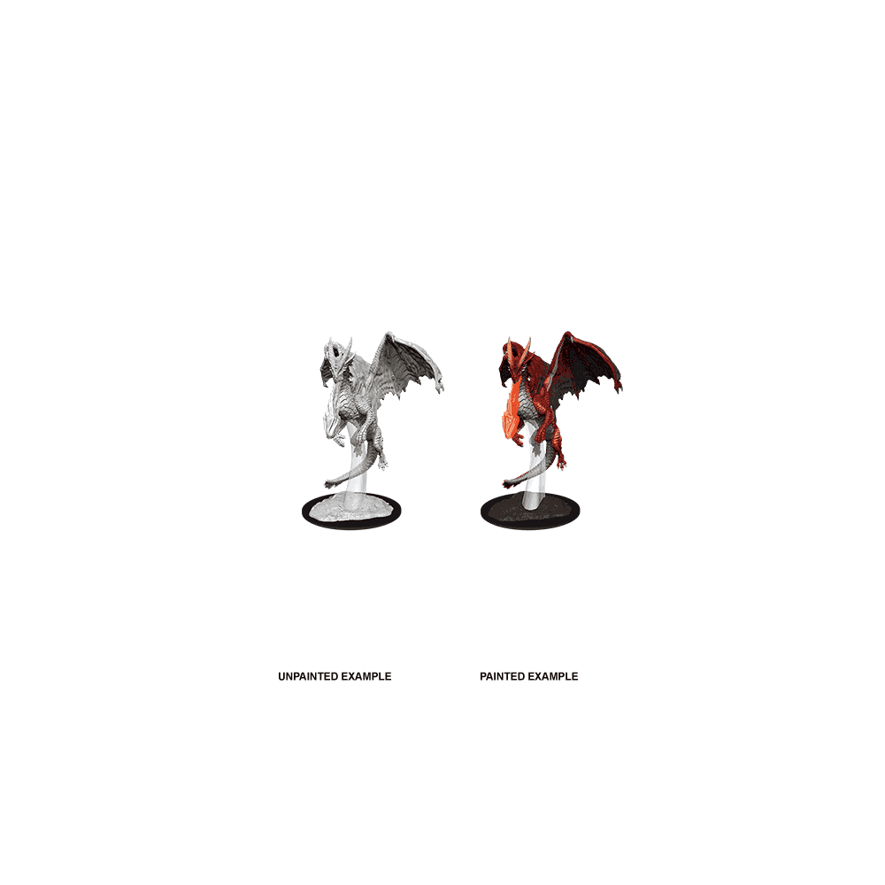 Young Red Dragon: D&D Nolzur's Marvelous Unpainted Miniatures (W11) - Beanie Games