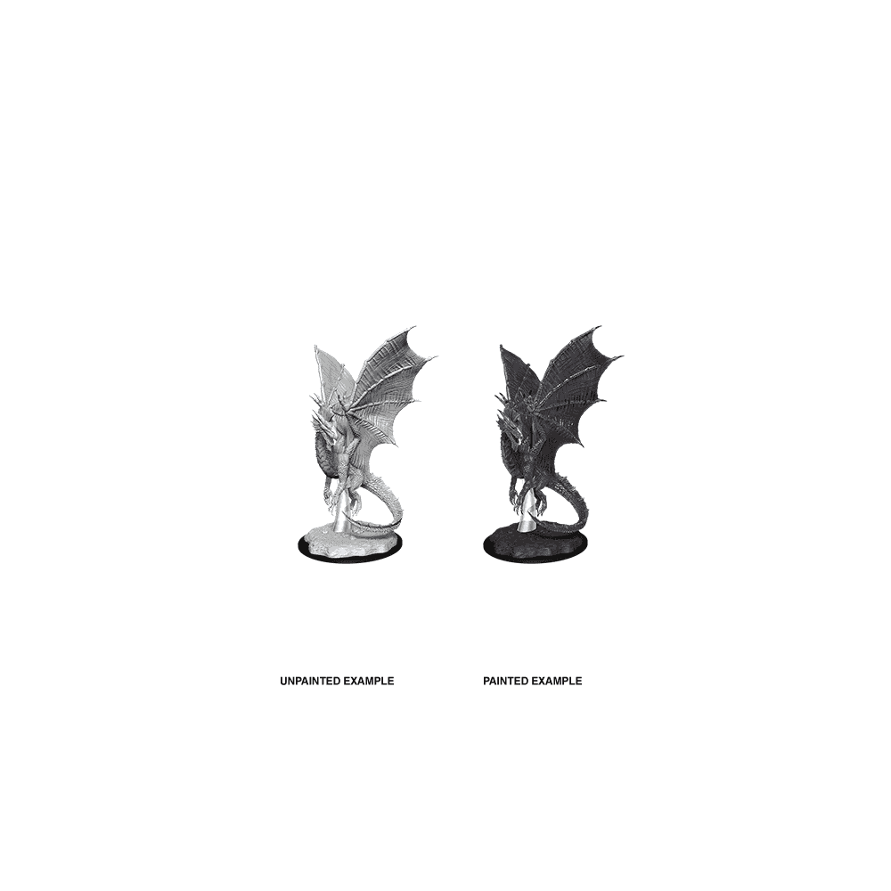 Young Silver Dragon: D&D Nolzur's Marvelous Unpainted Miniatures (W11) - Beanie Games