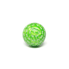 100 Sided Die - Green Pearl D100 - Beanie Games