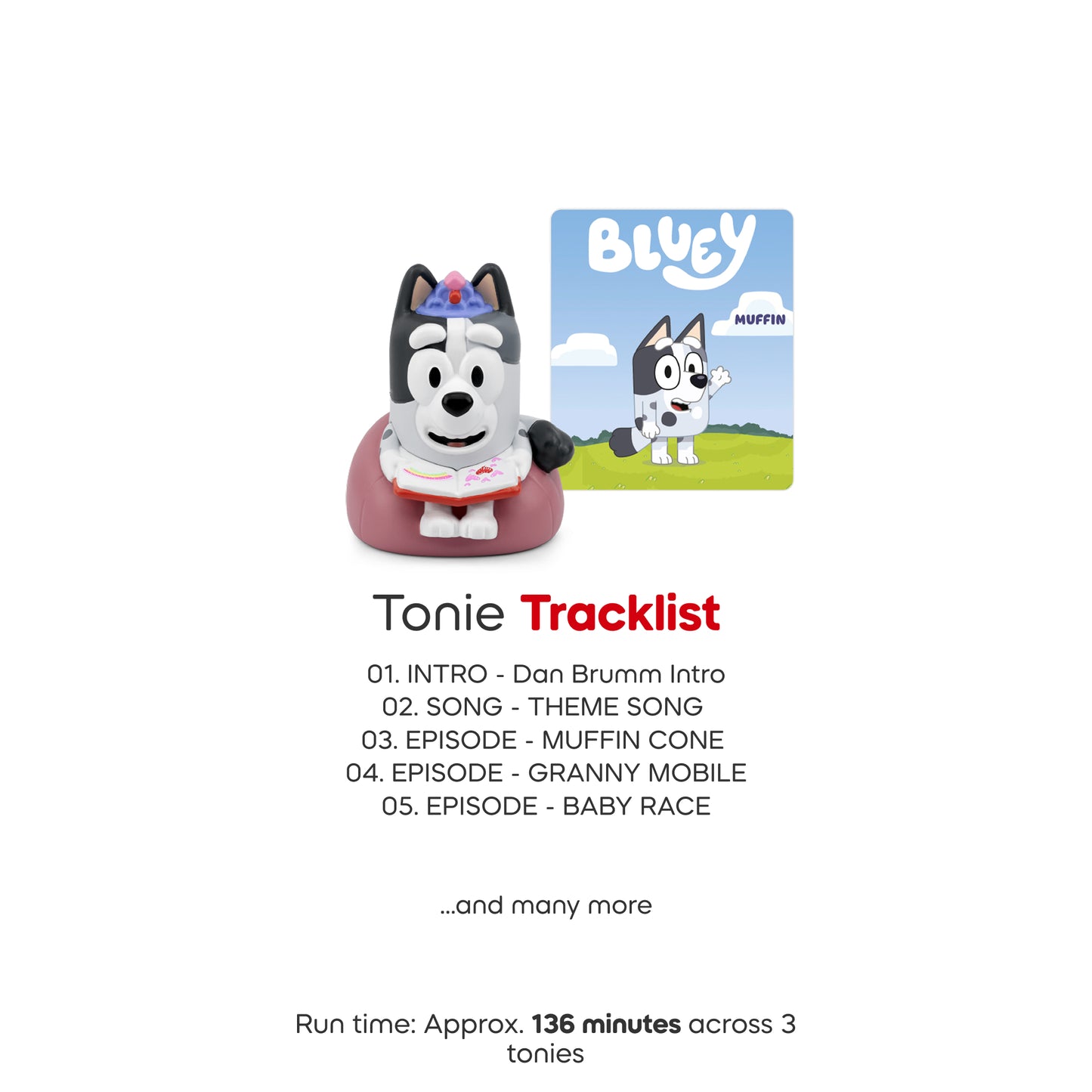 Bluey Multipack Set - Bluey, Bingo and Muffin