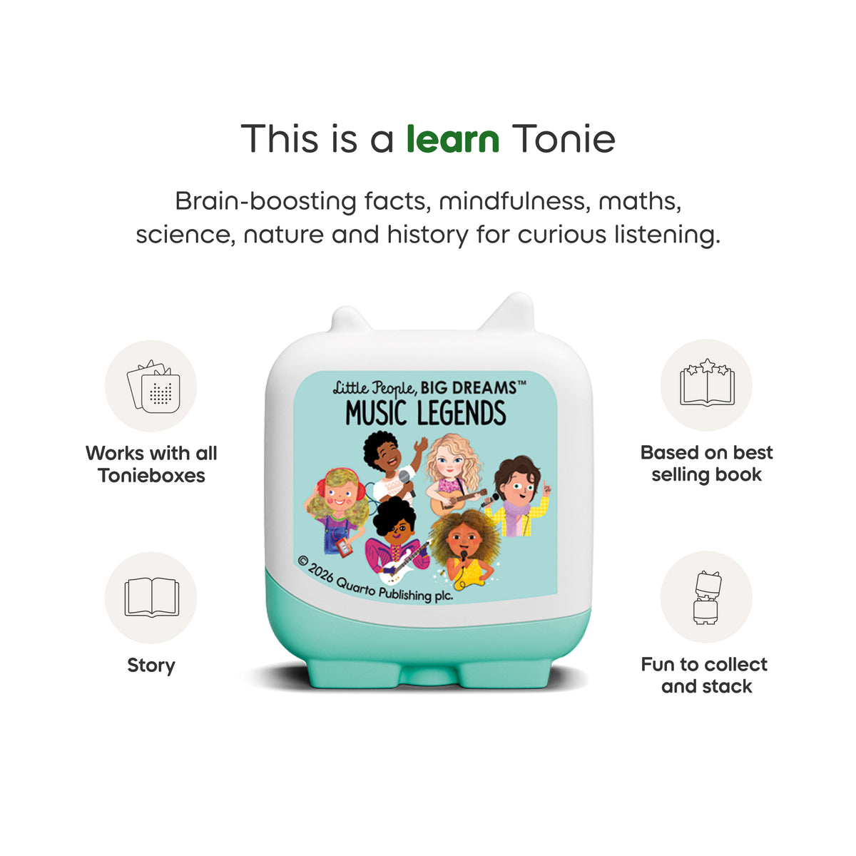 Little People Big Dreams - Music Legends (Book Pocket Tonie)