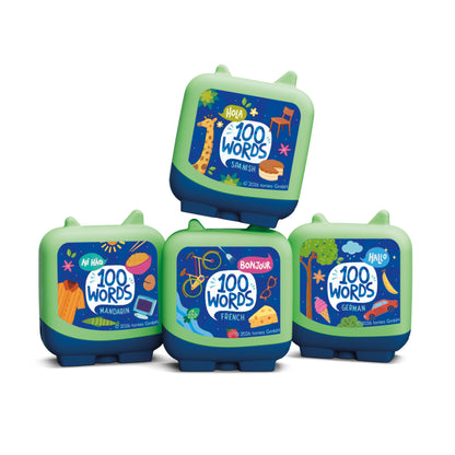 Around the World First 100 Words (Set of 4 Clever Pocket Tonies)