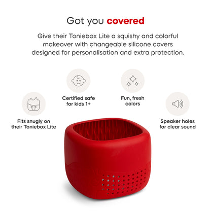 Toniebox Lite Cover - Sunset Red