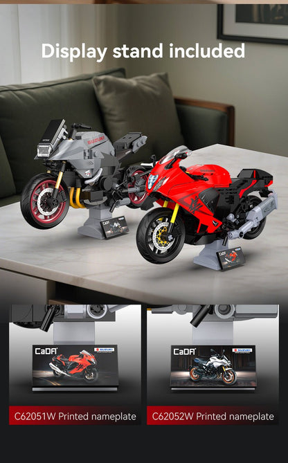 1:12 Suzuki Hayabusa Motorbike - 299 pcs - Beanie Games