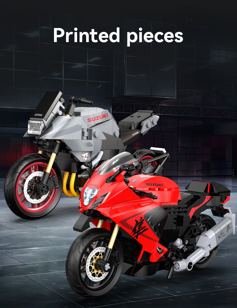 1:12 Suzuki Hayabusa Motorbike - 299 pcs - Beanie Games