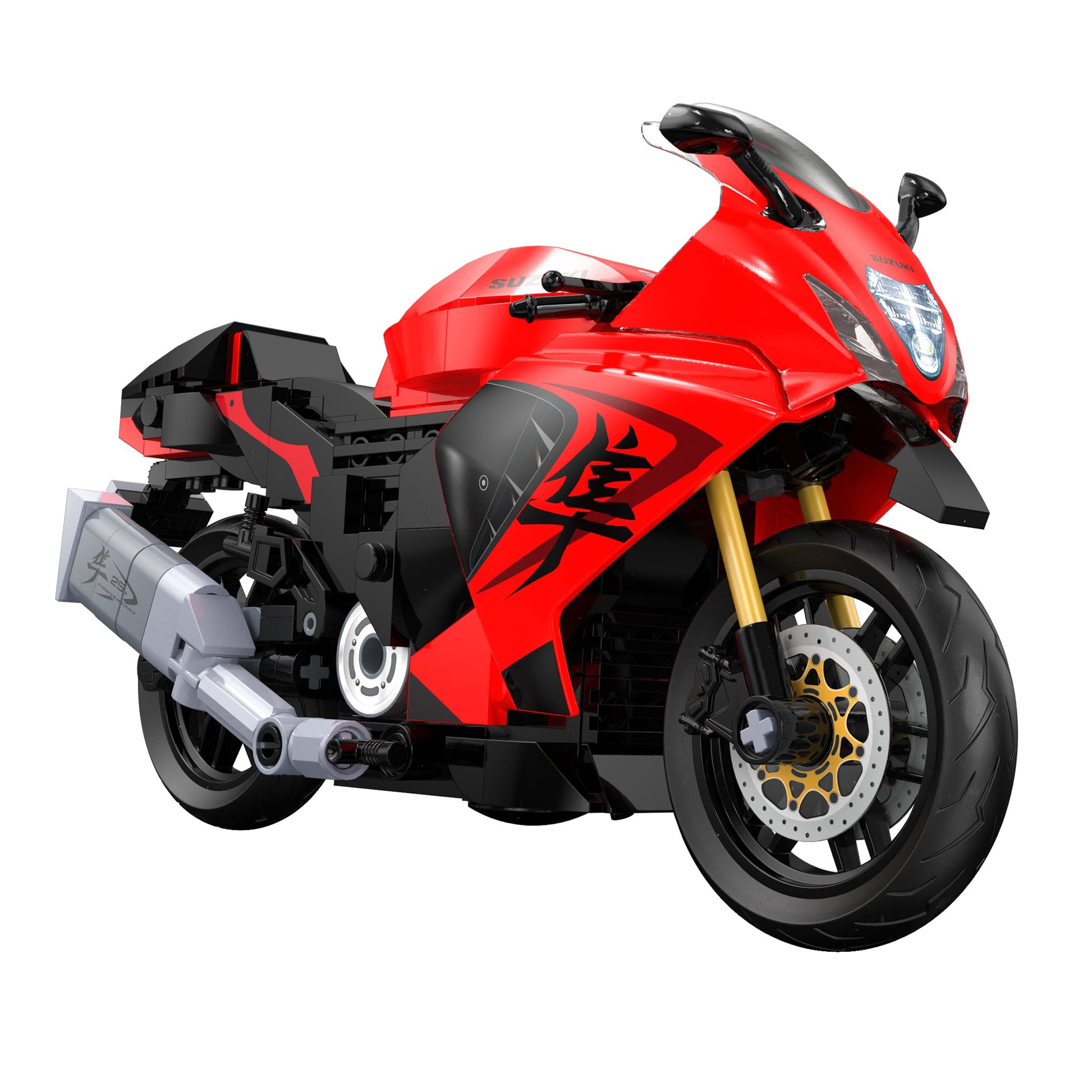 1:12 Suzuki Hayabusa Motorbike - 299 pcs - Beanie Games