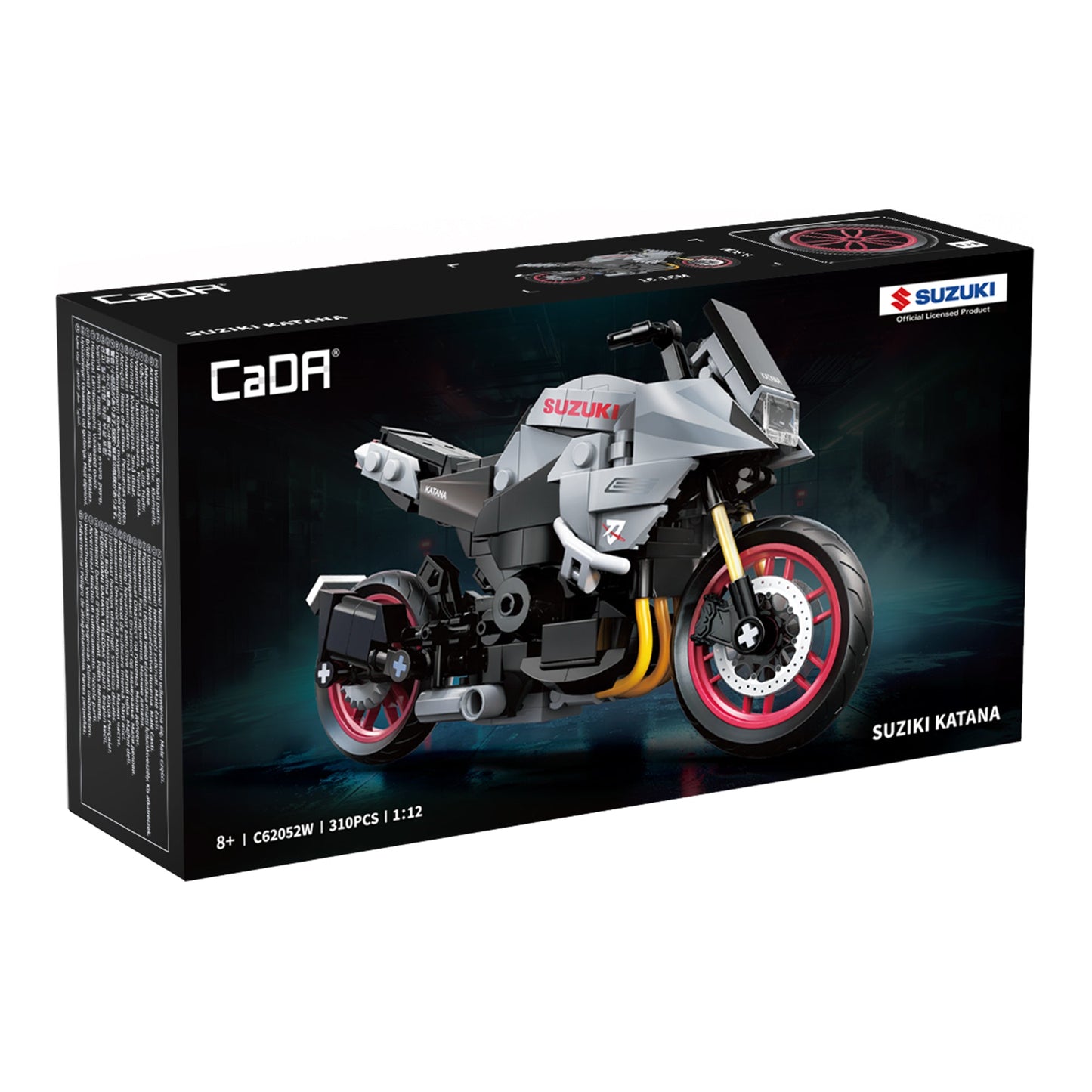 1:12 Suzuki Katana Motorbike - 310 pcs - Beanie Games