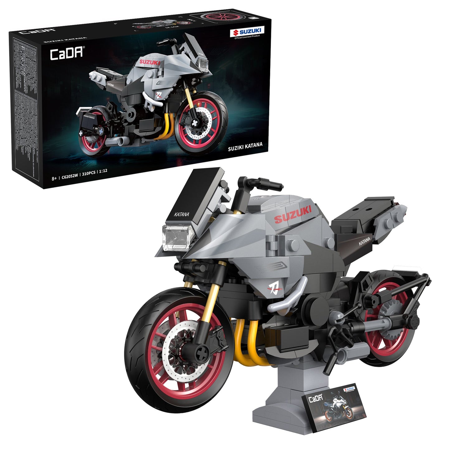1:12 Suzuki Katana Motorbike - 310 pcs - Beanie Games