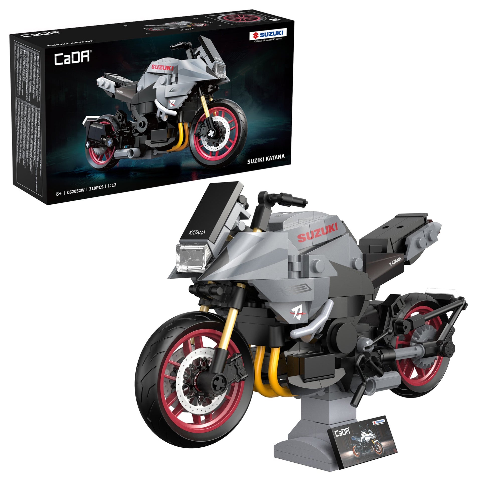 1:12 Suzuki Katana Motorbike - 310 pcs - Beanie Games