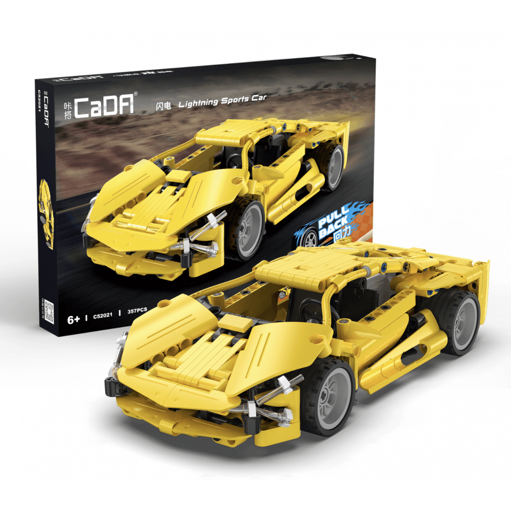 1:18 Lightning Sports Car (Pull Back) - 357pcs - Beanie Games