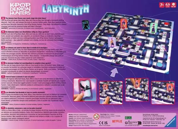 K-Pop Demon Hunters Labyrinth The Moving Maze Game