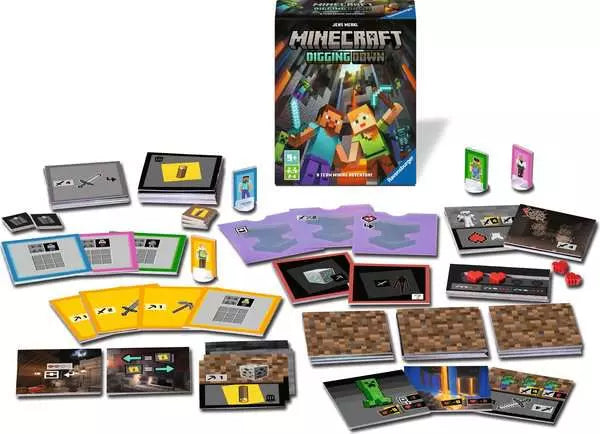 Minecraft Digging Down Card Game