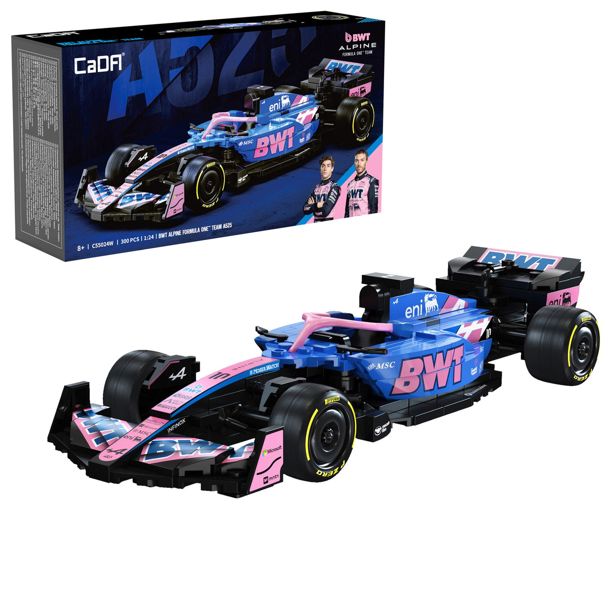 1:24 BWT Alpine F1 Team A525 Racing Car - 300 pcs - Beanie Games