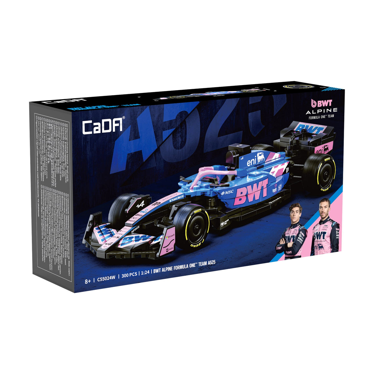 1:24 BWT Alpine F1 Team A525 Racing Car - 300 pcs - Beanie Games