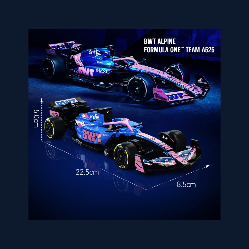 1:24 BWT Alpine F1 Team A525 Racing Car - 300 pcs - Beanie Games