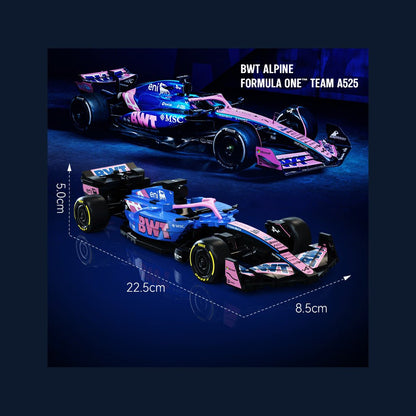 1:24 BWT Alpine F1 Team A525 Racing Car - 300 pcs - Beanie Games