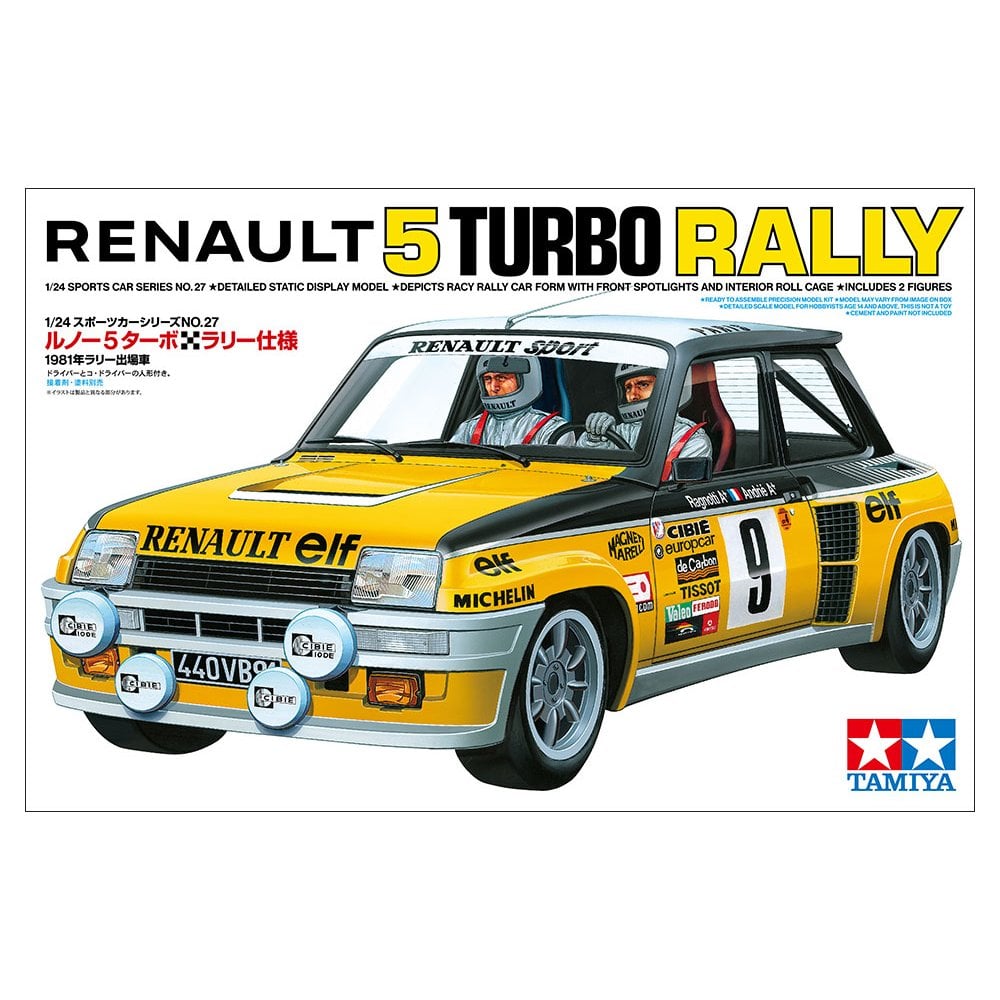 1/24 RENAULT 5 TURBO RALLY - Beanie Games