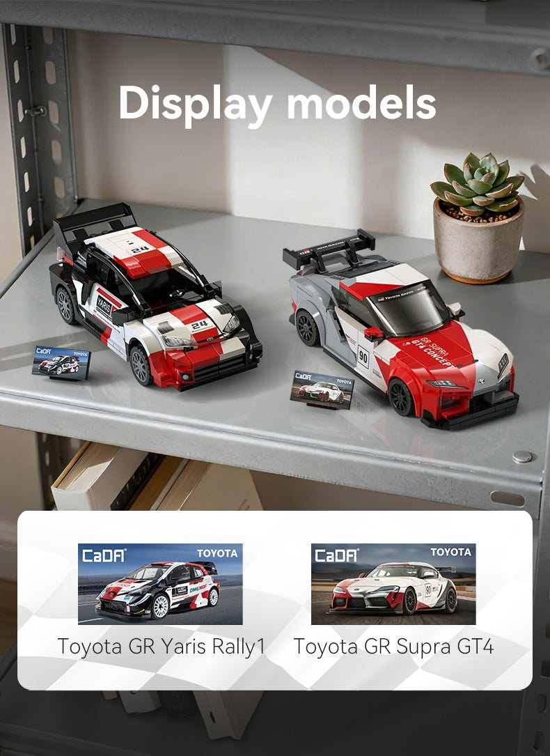 1:24 Toyota GR Supra GT4 Car - 324 pcs - Beanie Games